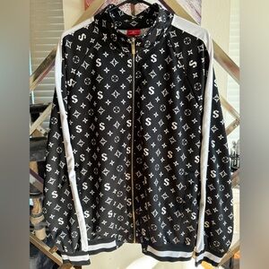 Men's Two Piece Set Logo Track Suit Joggers Suits Sweatsuit